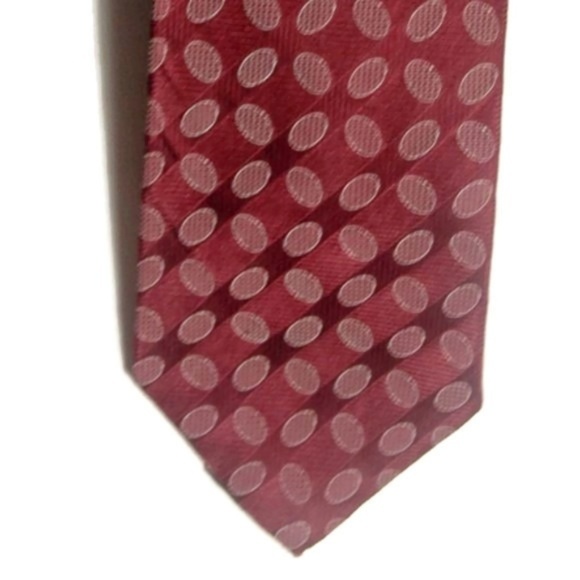TOMMY HILFIGER 100% SILK RED & BLUE Men's Tie - Picture 7 of 7
